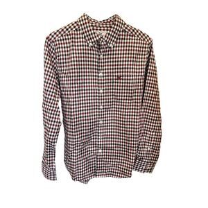 Madda Fella Key West Men's Yarn Dyed Oxford Button Down Shirt Long Sleeve Small